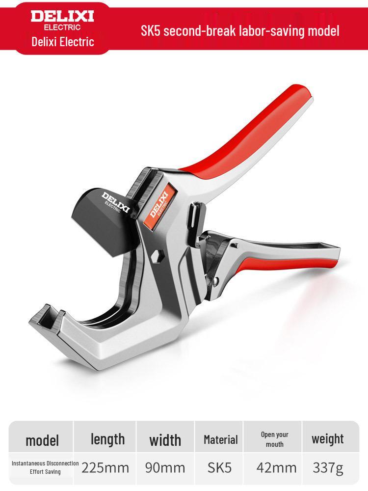 Delixi PPR Scissors: Professional Pipe Cutter for Electric Wire, Hot Melt, and PVC Pipes