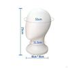 4 Pieces White Foam Mannequin Head | Lightweight, compressed hairpiece Head, for Cosplay Prep