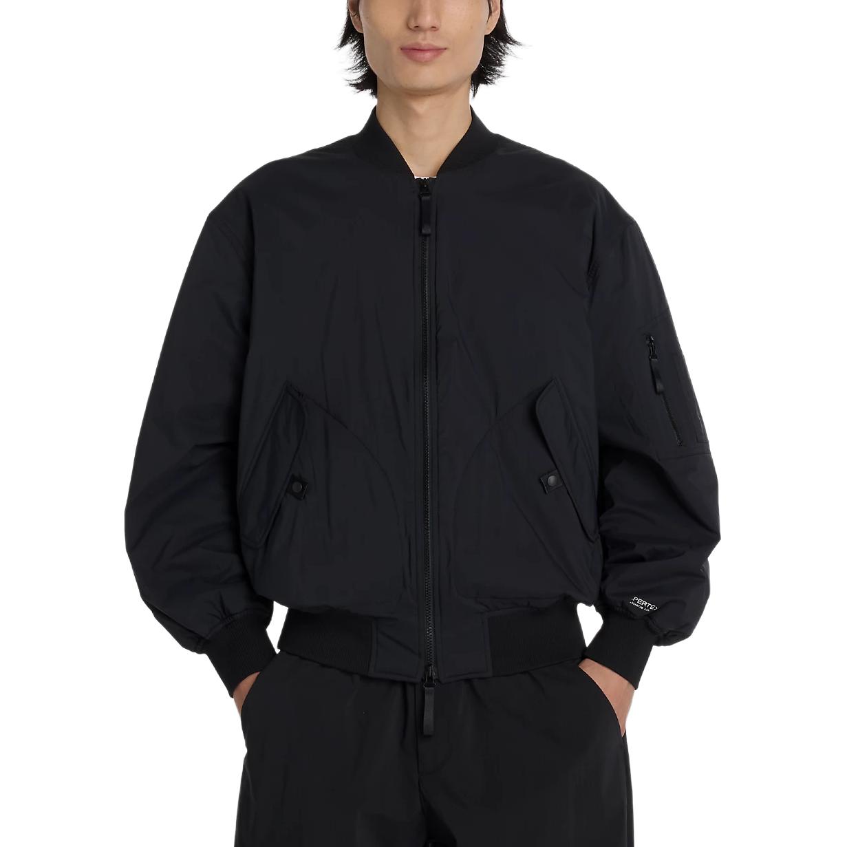 New Balance Jackets Men s Black Stand Collar Moderate Pilot MJ61M22B-BK L