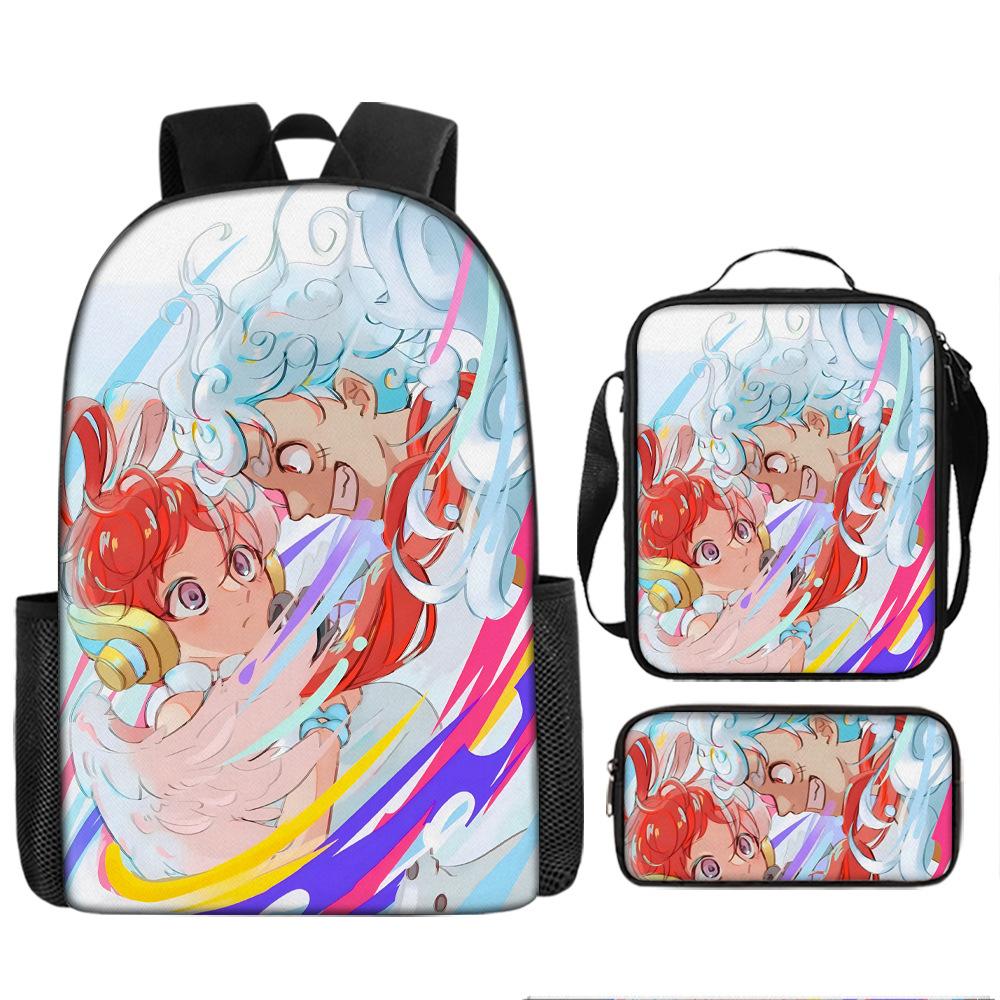 ONE PIECE Schoolbag Luffy Large-capacity Junior High School Students, Primary School Students, Grades 3 To 6, Junior High School Boys Backpack Set
