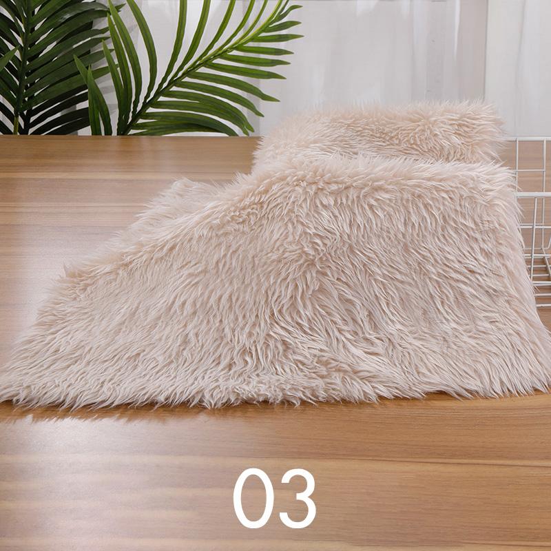 3cm Plush Fabric Polyester Faux Rabbit Fur Fleece Fabric for Stage Costume DIY Doll Toy Sofa Cushion Carpet Making Materials