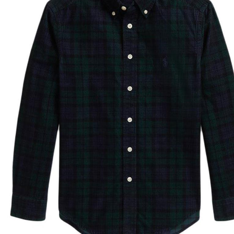 Polo Ralph Lauren Casual Shirt Plaid Button-Down Collar Long Sleeve Kids Kids shirts CWPOWOVY6820622-999