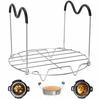 Steamer Rack with Trivet and Handle, Compatible with Instant Pot Accessories (6-Quart, 8-Quart), Pressure Cooker Trivet, Wire Steam Rack, Perfect for
