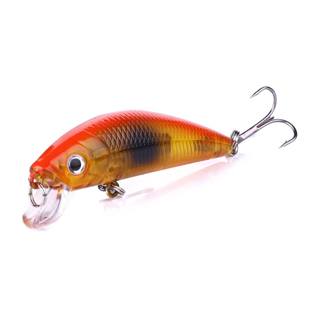 HENGJIA 1Pc/8pcs Lifelike Minnow Fishing Lure Wobbler Bass Pike Trout Hard  Bait Float Fishing Tackle