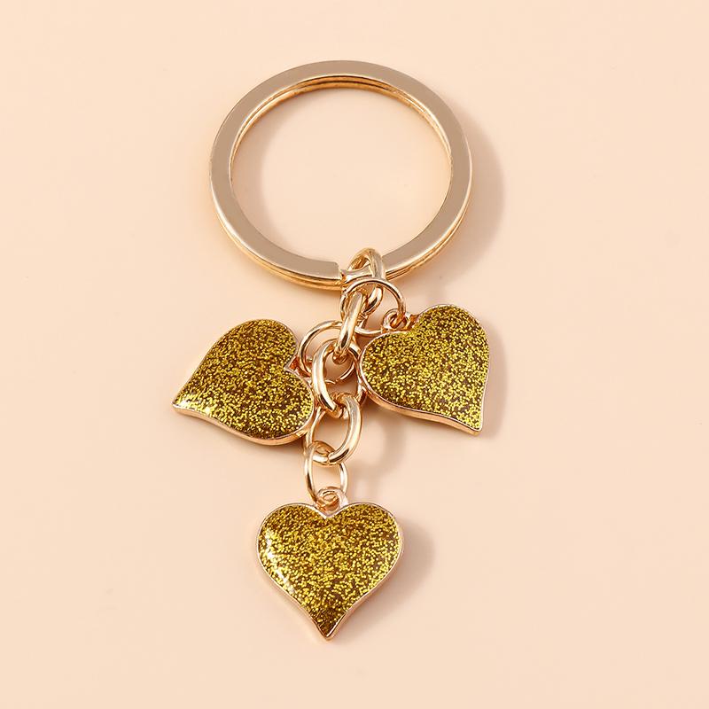 Pretty Enamel Flower Keychain Charms Sakura Key Ring Pendant for Car Key Holder Women Girls Handbag Decor DIY Jewelry Gifts