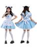 Blue and white maid outfit Alice, soft girl, maid dress, women's dress, dress