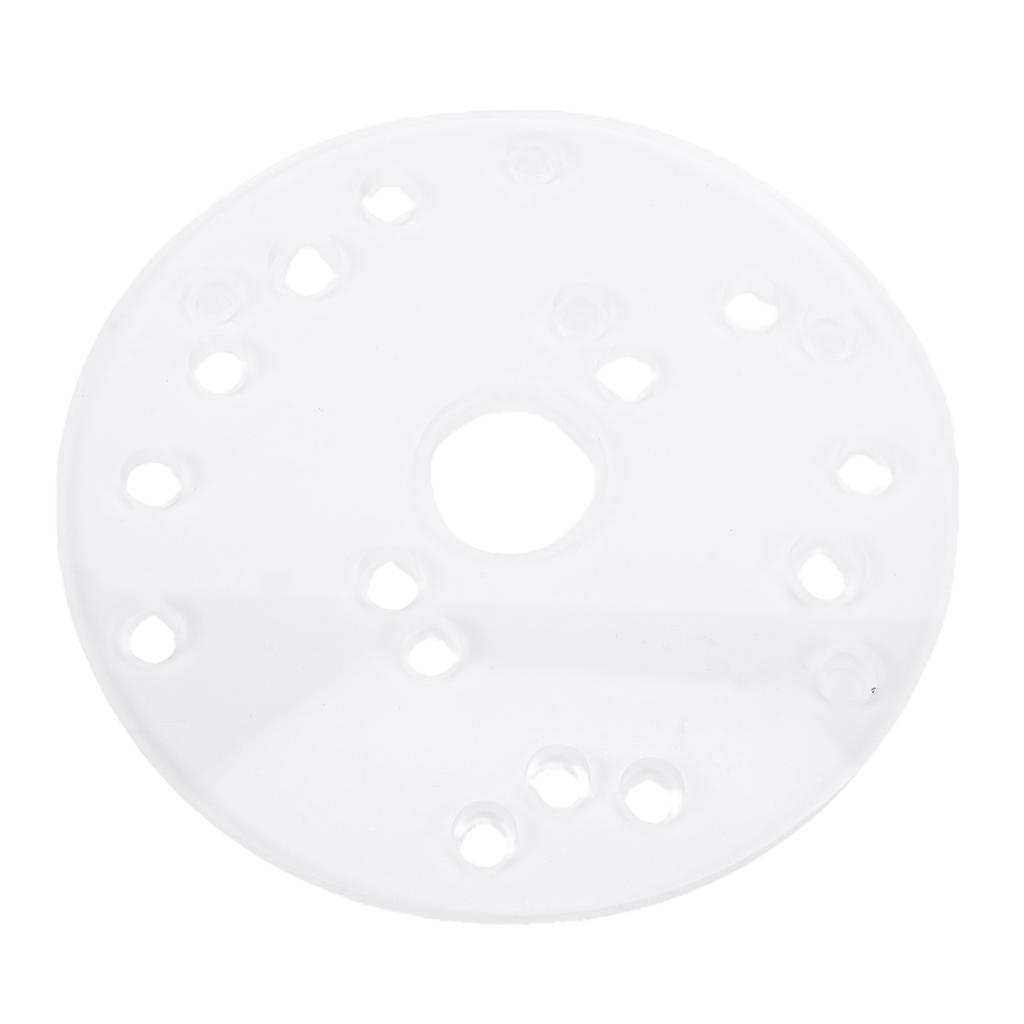 Router Base Plate 6 1 2in Diameter 5 16in Thickness Clear Acrylic Universal Router Base Board for Woodworking