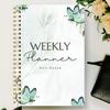 Undated Weekly Planner Spiral Notebook With Habit Tracker To Do List Goal Setting Stickers For Work School