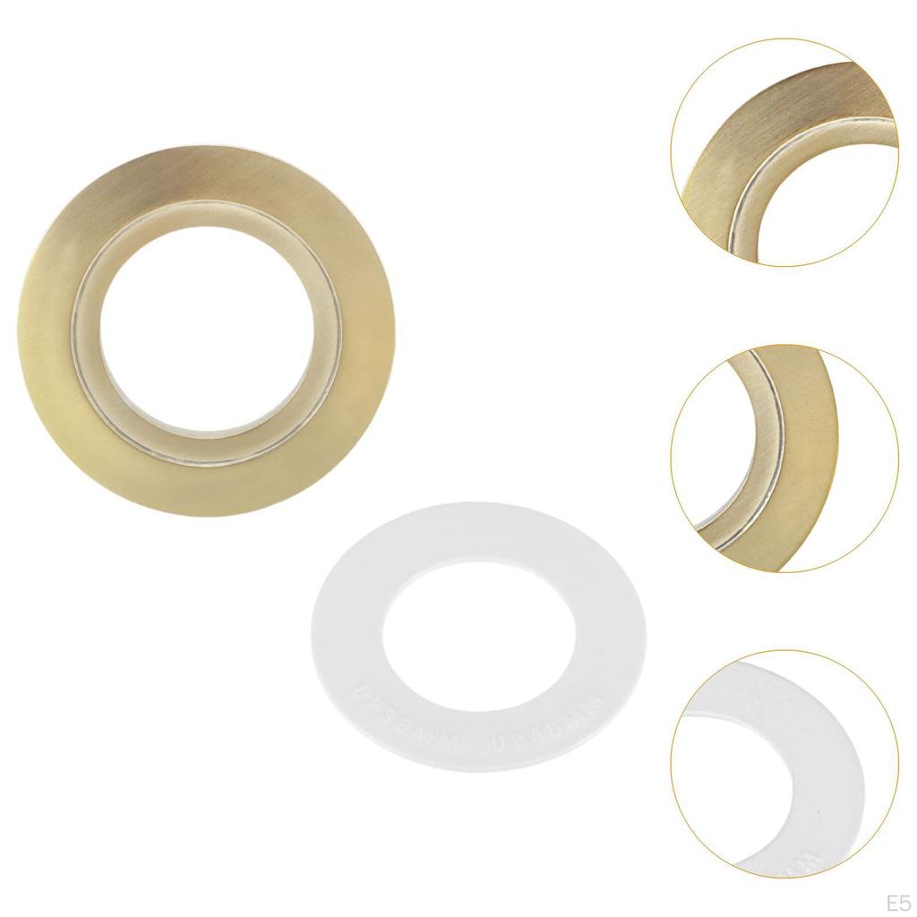 38mm To 48mm 58 Toilet Button Converter Plate, Gasket, Rings, Replacement, Flush