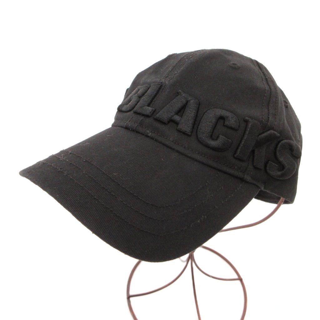 Used adidas ALLBLACKS Cap Hat Logo Embroidery 54-57cm Black /JS