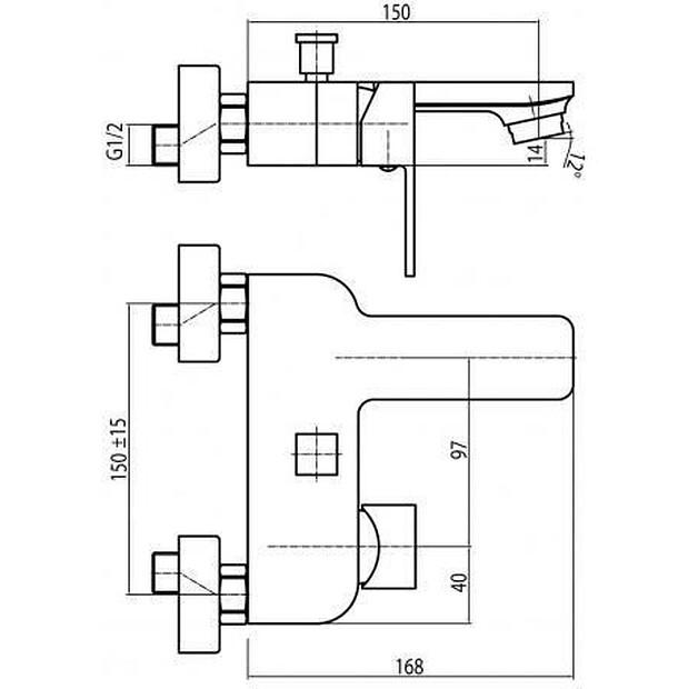 Mixer Valvex Loft Chrome 2454890