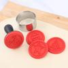 Silikon-Keksformen Keksstempel DIY-Kuchenformen Küchen-Backwerkzeug