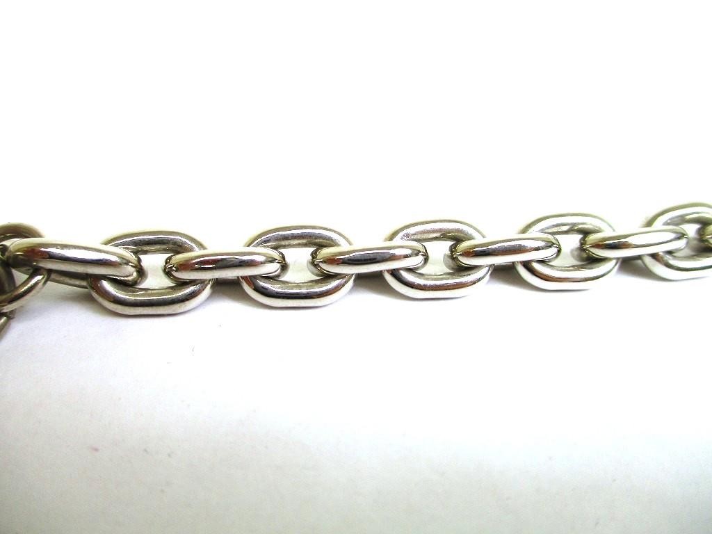 Authentic LOUIS VUITTON Silver Color Metal Wallet Chain Chaine Anneau Cle #a996  Refurbished