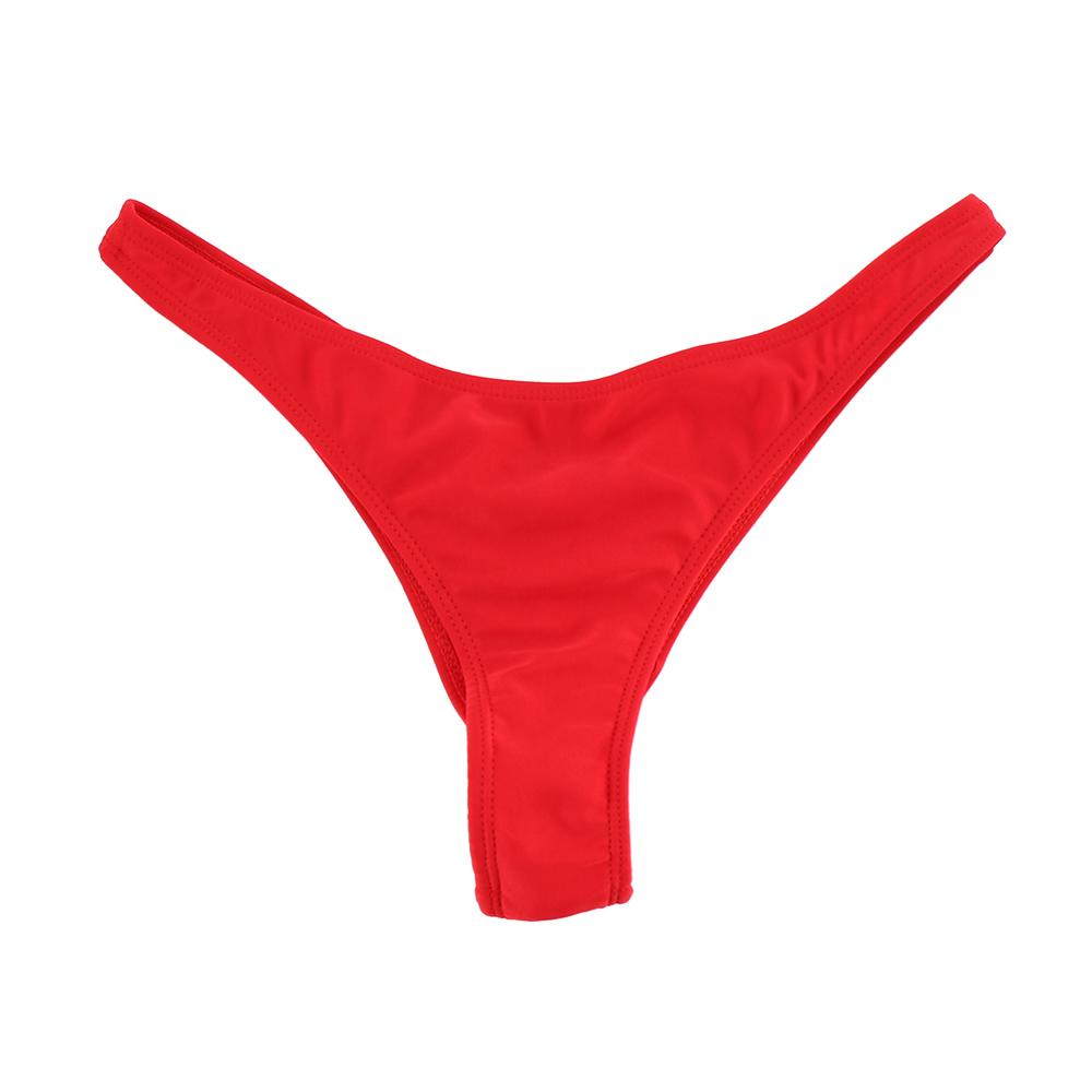 Women Classic Shorts Thong Side Bottoms Bikini Briefs Swimsuit Swimwear