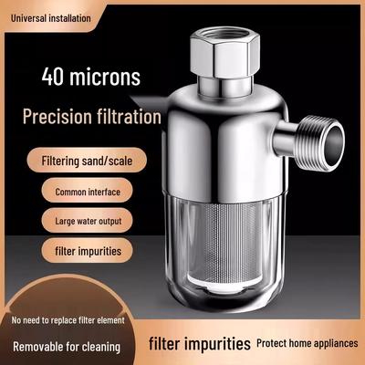 Household Electric Water Heater Pre-Filter and Scale Inhibitor for Tap Water and Washing Machines