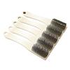Nano Antique Brush Set: 4 & 6 Row Boar Bristle with Nylon Steel Wire for Patina Finish