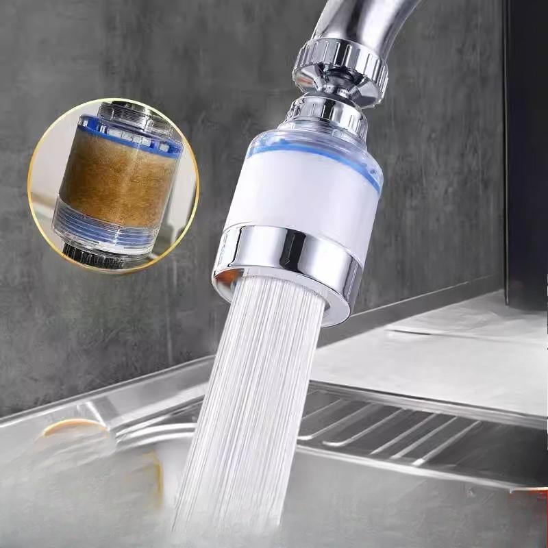 Kitchen Faucet Filter Universal Splash-proof Pressure-increasing Shower Head Household Tap Water Faucet Extension Water Purifier