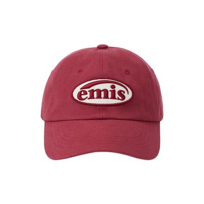 Emis TONE ON TONE WAPPEN BALL CAP-RED