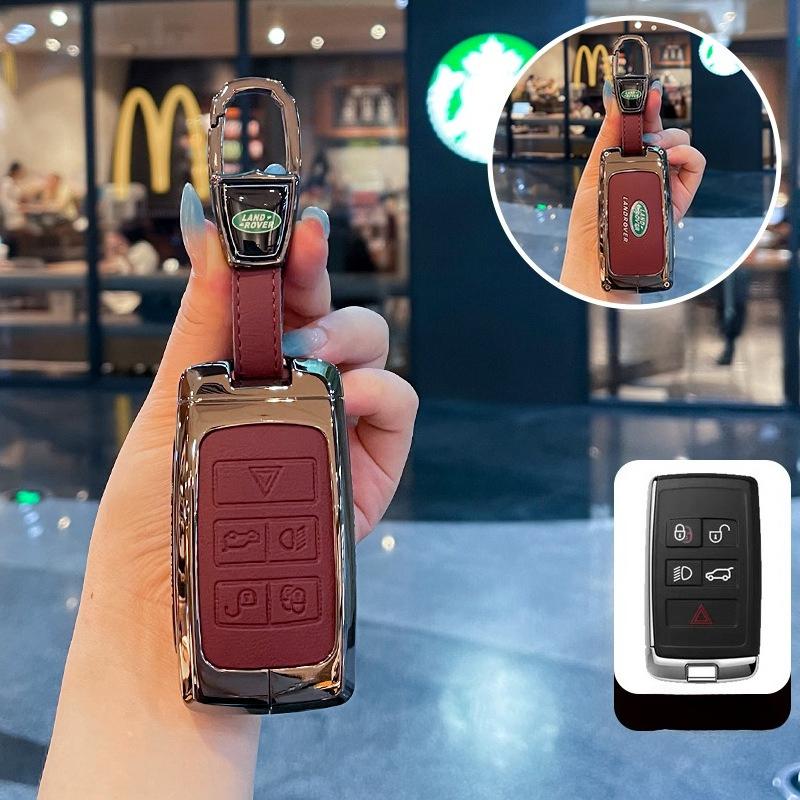 2024 Sonderedition Land Rover Schlüsselhülle für Range Rover Discovery 4 Sport / Evoque / Defender / Velar Auto Schale Schnalle Tasche