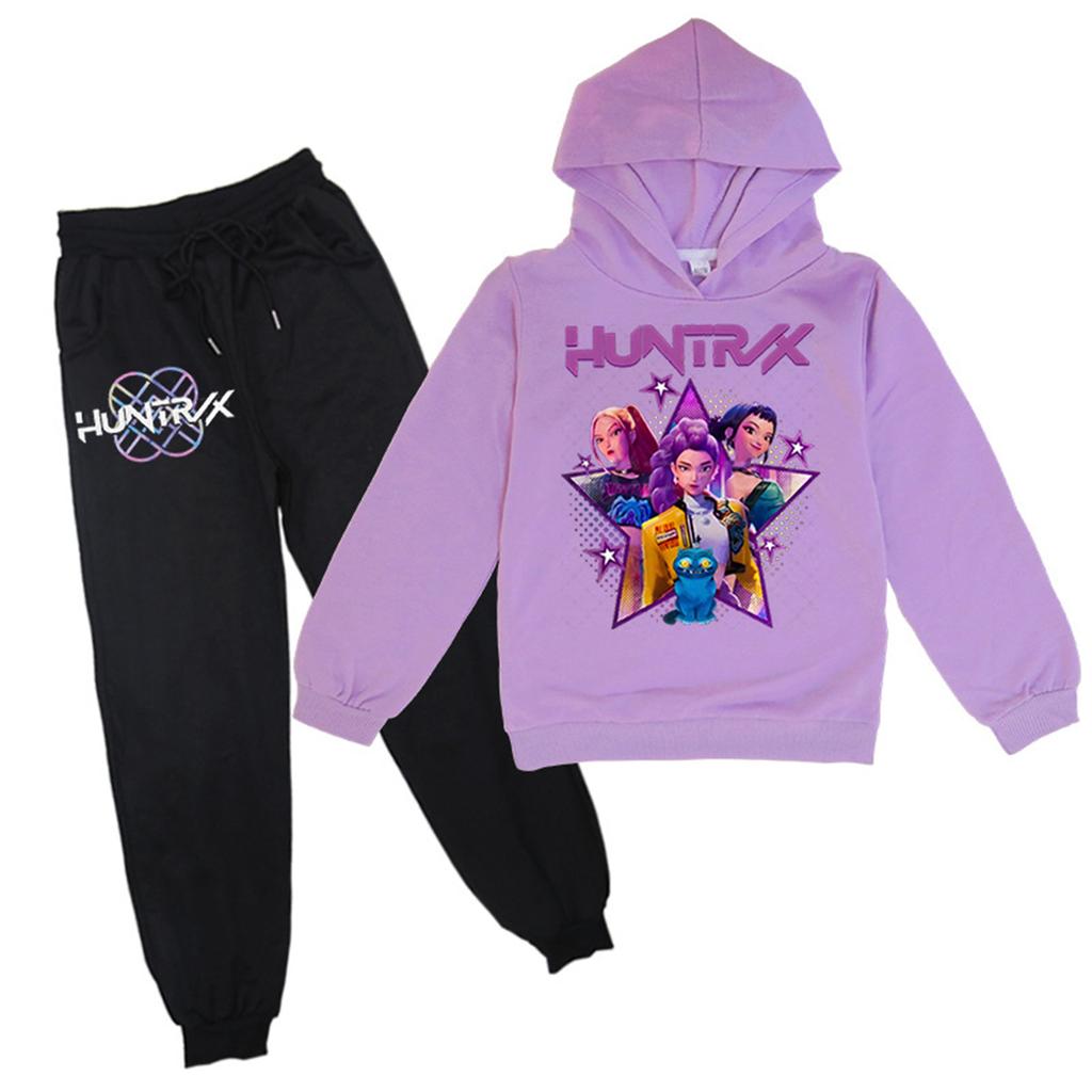 Chlapci Dívčí tepláky Oblečení Mikina s kapucí Tepláky na jogging Tepláky Set Módní outfit