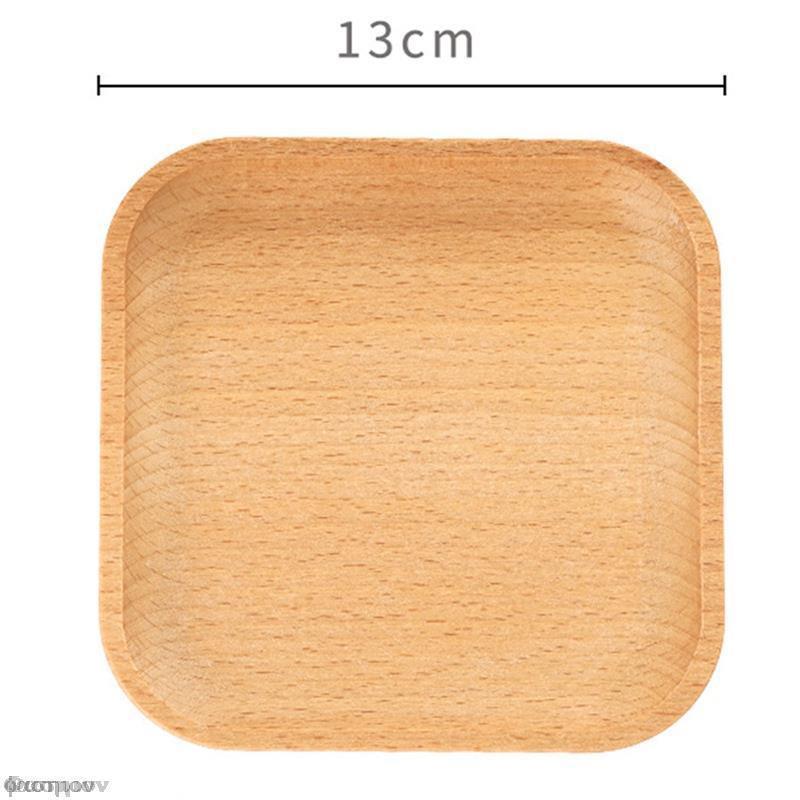 

Піднос для тарілок з букового дерева в японському стилі. Дерев’яне блюдо для посуду для десерту. Суші. Закуски. Фруктовий декоративний посуд. Суцільні овальні тарілки, 1 шт. 13cm Sqaure