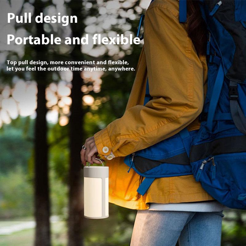 Solar Power Camping Light Dimmable Portable LED Lanterns Rechargeable Emergency Outdoor Camping Hiking Hanging Tent Lamps