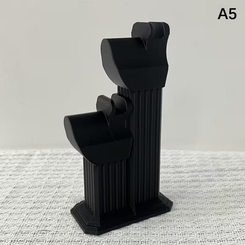 M-Minimalist Roman Column Glasses Holder Roman Column Ornament Glasses Desktop Organizer Home And Office Desk Decorative Gift