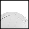 Silver Tone Car Gas Tank Cap Fuel Filler Door Cover for Ford F150 2009-2014 Durable Material