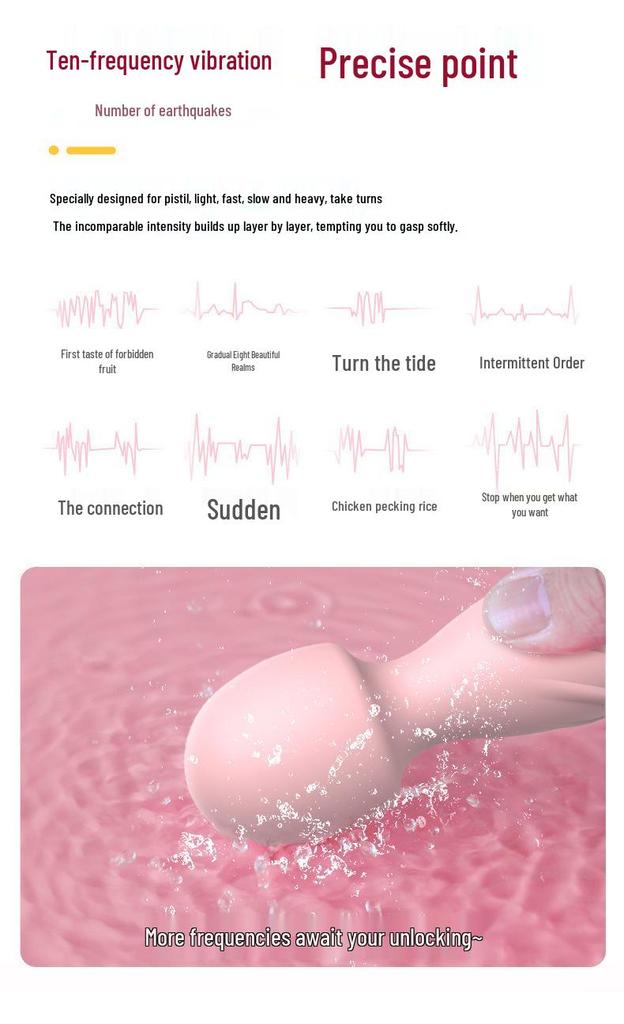 Cross-Border Multi-Functional 10-Frequency G-Spot Vibrator for Women