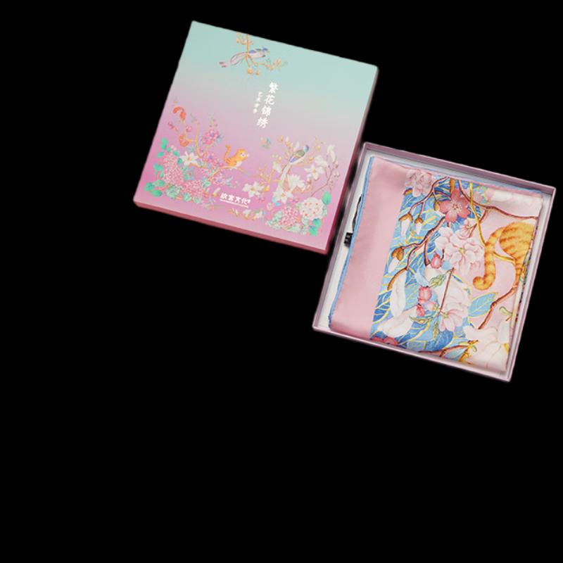 Forbidden City Floral Silk Scarf