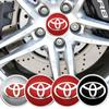 4Pcs Car Wheel Center Hub Cap Badge Emblem Decal Wheel Sticker For Hilux Aygo Yaris Ractis Corolla Camry CHR Auris Tacoma