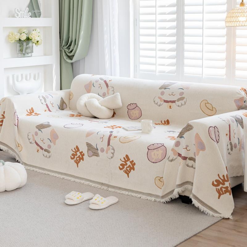 New Ins Style High-end Chenille Sofa Towel, Universal for All Seasons, All-inclusive, A Full Non-slip Sofa Cushion