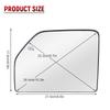 Auto Heated Upper Mirror Glass With/Without Blind Spot For Ford F150 2015- Ford Super Duty F250 / F350 / F450 / F550 17-22
