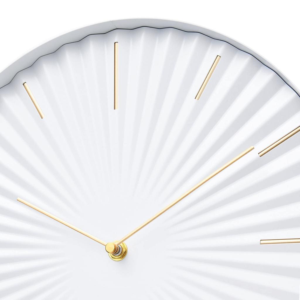 Francfranc Radiate Wall Clock, White