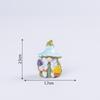 Mini 6Pcs Gnome Figurines Resin Crafts Micro Landscape Ornaments Car Desktop Lawn Decor Elf Bonsai Diy Christmas Decorations