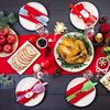 180 Pieces Glitter Plastic Silverware Set Disposable Clear Plastic Cutlery Flatware for Party 60 Knives 60 Spoons 60 Fork for P