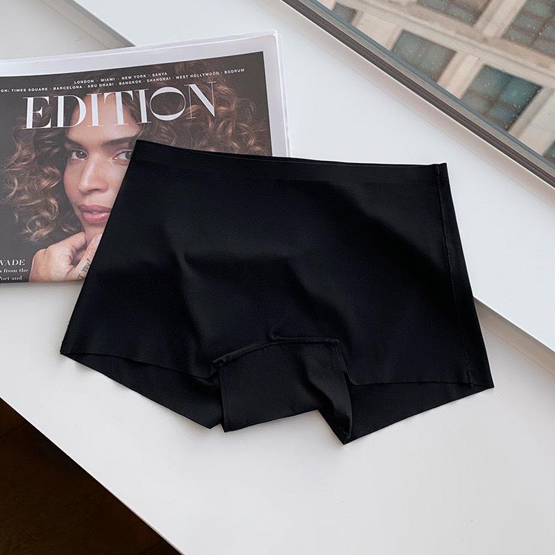 

7A Antibacterial Seamless Women s Underwear, Milk Peach, Comfortable & Simple with Pure Cotton Crotch. L - 100-115 lbs
