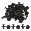 uxcell Trim Panel Retainer Clips/Rivets/Fasteners 0.26 inch (6.5 mm) Plastic Rivets Push Clips 30 Pcs
