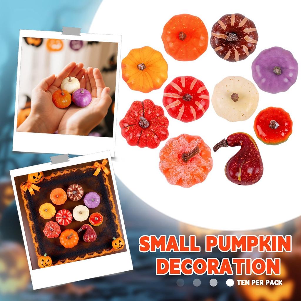 Simulation Vegetables Halloween Harvests Foam Pumpkin Restaurant Window Decorations Thanksgiving Photo Props