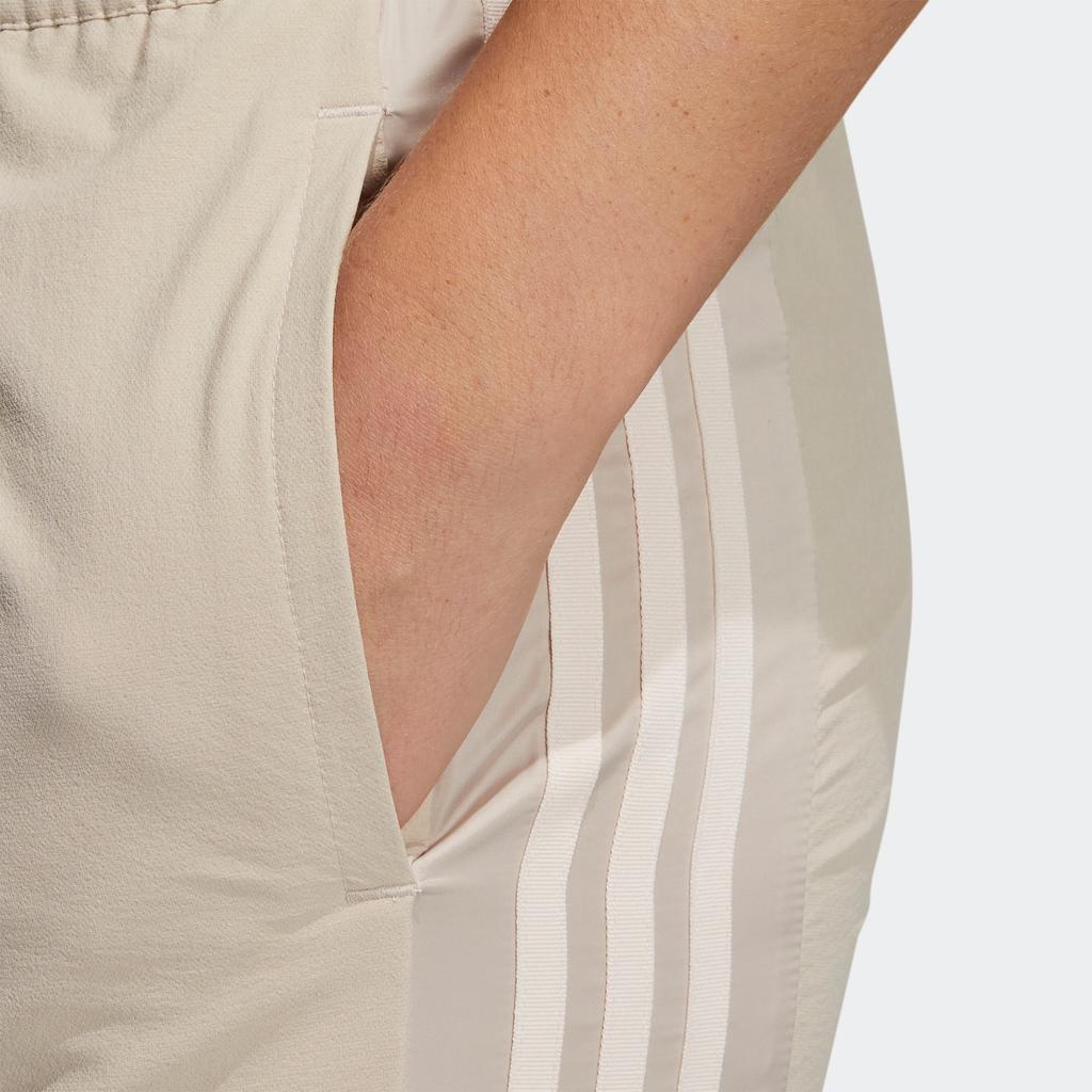 Adidas Schlanke gewebte Hose Einfarbig Gerade Lässig Sporthose Damenhose Wunder-Graubraun HY2884