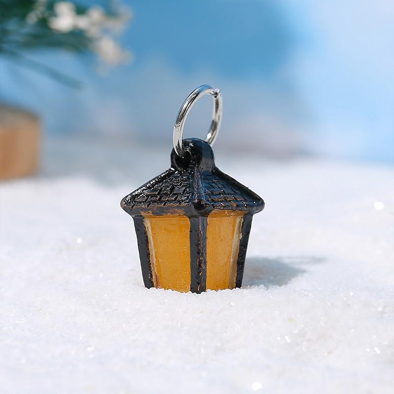 Luminous Night Light Micro Landscape Resin Christmas Tree Ornament