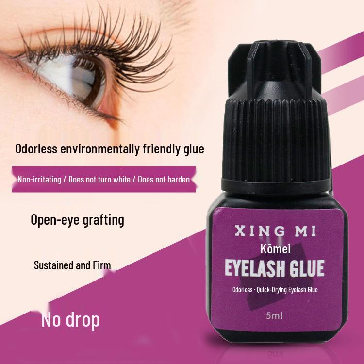 Odorless, Non-Irritating, Quick-Drying Eyelash Extension Glue for Long-Lasting False Eyelashes