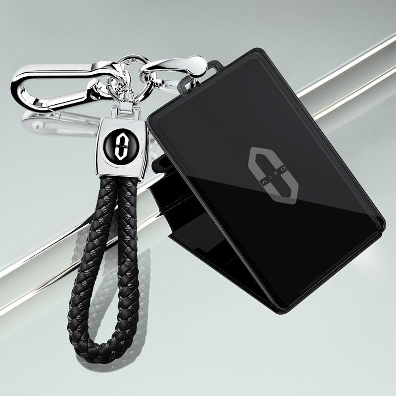 Transparent Protective Card Key Case for AITO Wenjie M5/M7/M5EV with Secure Buckle for All Genders