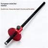 Wheel Marking Gauge Woodworking Scriber Wood Marking Tools With Inch/ Mm Scale Parallel Line Drawing Mortise Measuring