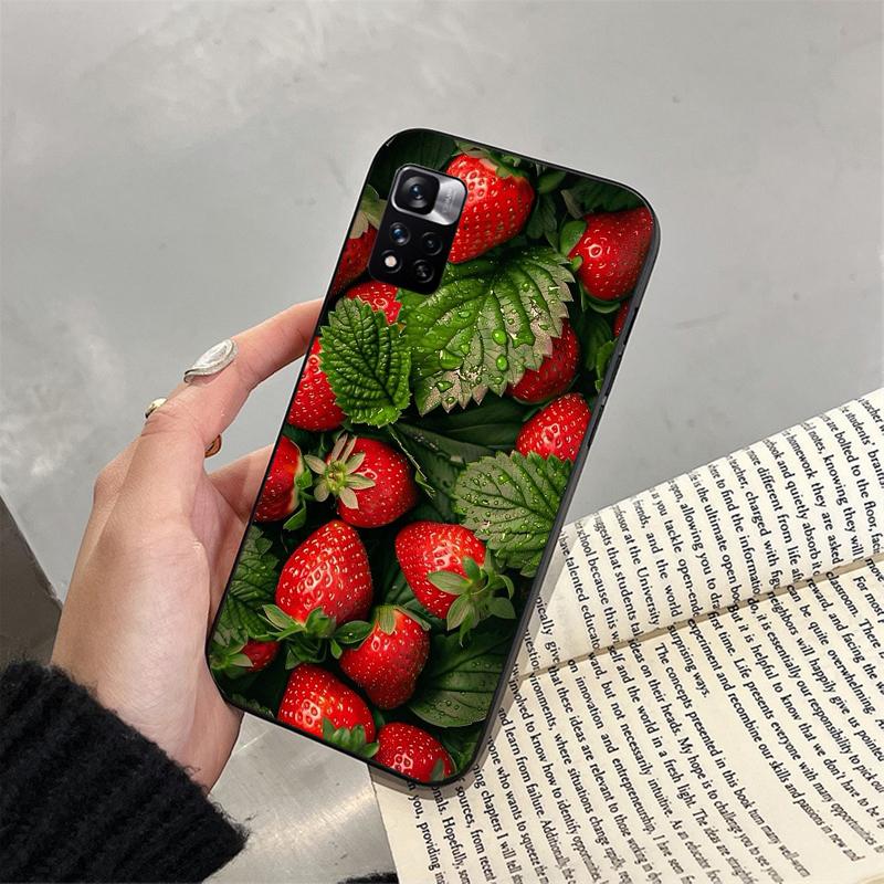 

Strawberry Fruit Carcasa Funda Phone Case For Xiaomi Redmi note 14 ProPlus 14 13 12 11 10 Pro 14S 12S 11S Redmi 14C 13C Redmi Note 11Pro 5G