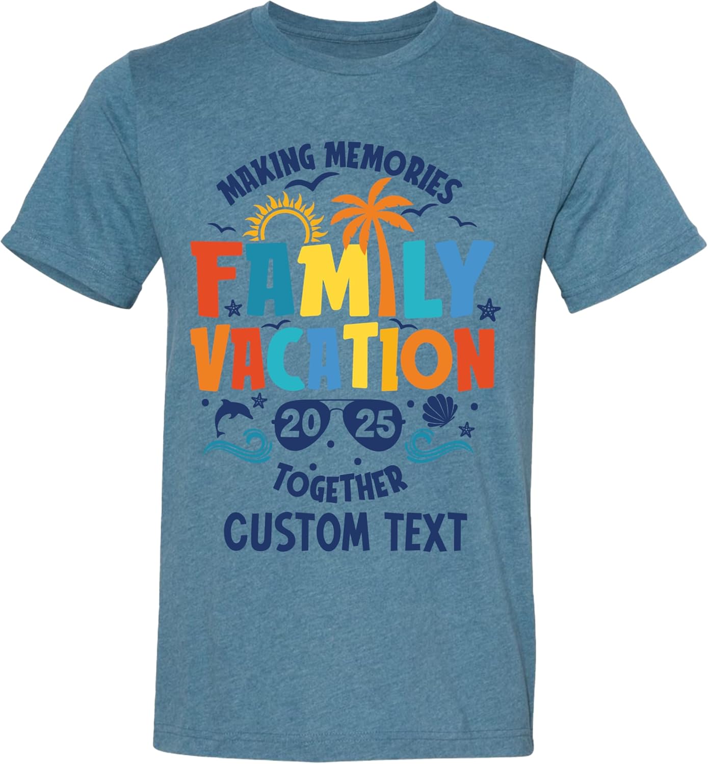 Custom Family Vacation 2026 Shirts, Making Memories Together Family Matching T-Shirts, Summer Trip Tees for Groups S