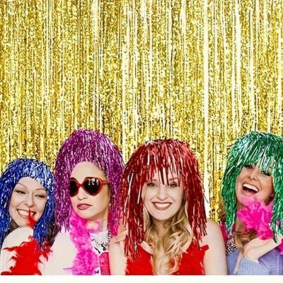 6-Pack Halloween Props Cos Color Christmas Diy Hat, for Cosplay, Disco, Birthday Celebrations - Featherless, No Power Needed, Assorted Colors