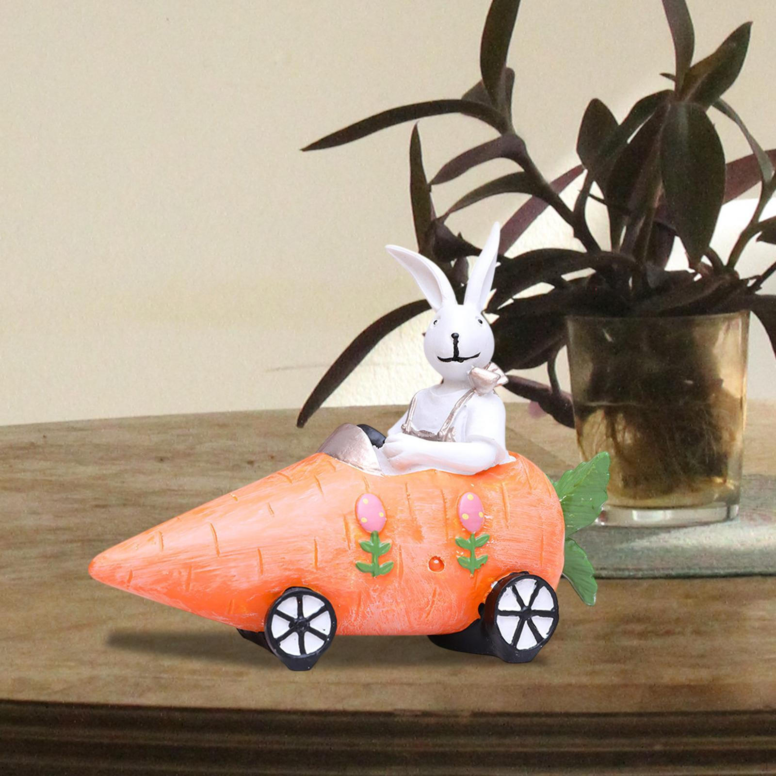 

Фигурка кролика для декора пасхального стола, фигурка кролика для использования в помещении и на улице Carrot
