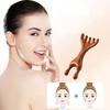Handmade Sandwood Hair Comb And Face Massager Wide Tooth Comb For Scalp Health And Relaxation
