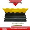 Longzhan Rubber 4-Channel Cable Protector Ramp